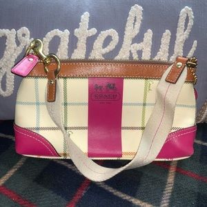 Coach Multicolor Plaid Heritage Bag